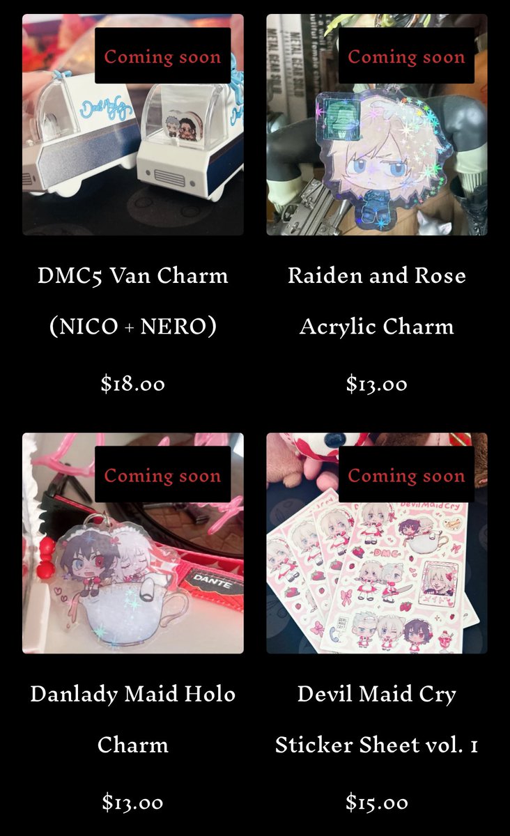 fataltype's tweet image. 1 hr till shop opening! don’t miss out!
{ silent hill 3 , dmc3 , mgs2/3/v/peace walker, twd, re4r, etc  }