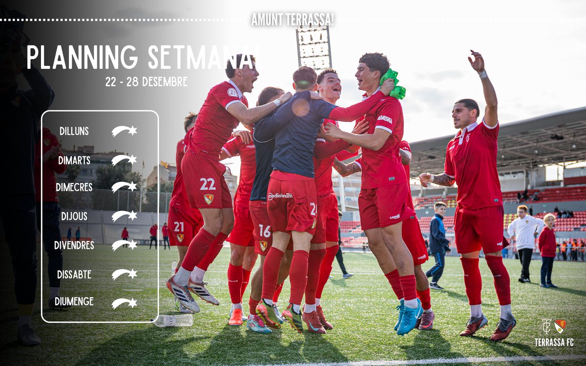 🎄 SETMANA DE #NADAL 🎄

✨ 𝗠𝗼𝗹𝘁 𝗯𝗼𝗻𝗲𝘀 𝗳𝗲𝘀𝘁𝗲𝘀, #Terrassa!