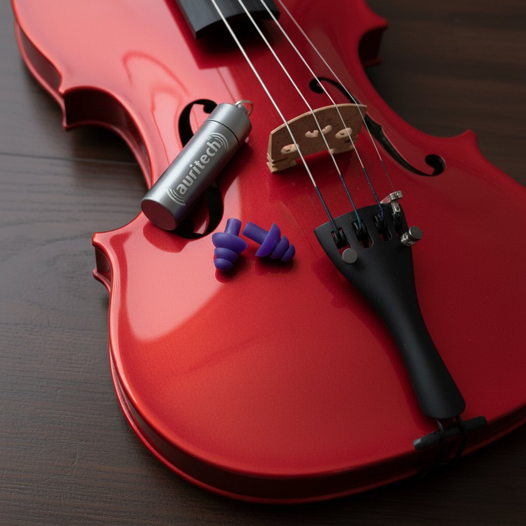 Great sound deserves great hearing protection. 🎶

Auritech Music Earplugs reduce harmful volume without distorting sound, making them ideal for musicians + studio sessions. A thoughtful Xmas gift or stocking filler for anyone who lives and breathes music. 🎄🎻

#Auritech #music