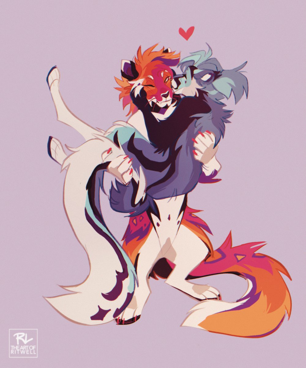 recent commission for <a href="/smolpinkcat/">🐾 Sweet | Catching Up! 🐾</a> :’-) such beautiful character designs ❤️ 

thank you again for the opportunity!! x