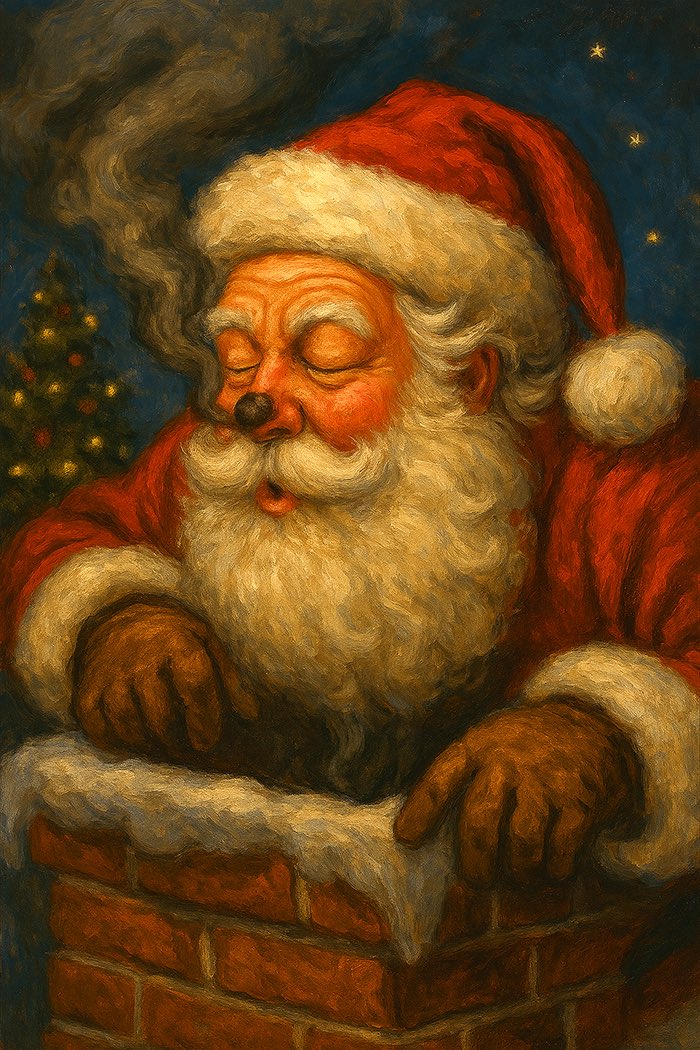 Santa Claus tries online dating - bit.ly/3MGLU7U - #christmas #santaclaus #funny #entertainment #love #film #book #dating #merry #food #xmas #season  #personal #date #romance #silly #travel #jolly #saintnick #art #story