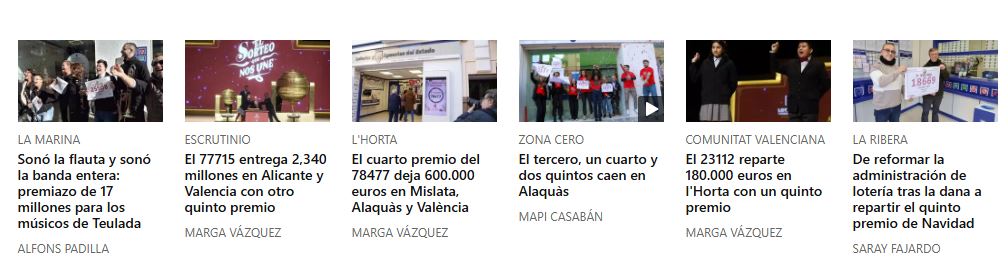 ComiteLevante's tweet photo. El día de la Lotería es uno de tantos en los que sale a relucir el enorme trabajo que hacen los compañeros de la sección web del periódico (con la inestimable ayuda de las delegaciones y fotógrafos 📸). Cuentan el minuto a minuto del sorteo y lanzan crónicas casi al instante 👇🏼👩🏽‍💻 https://t.co/8zI40wDAqU