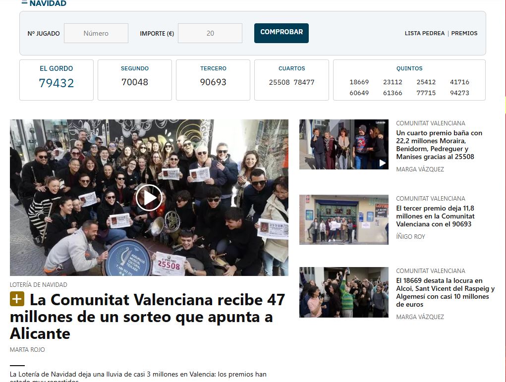 ComiteLevante's tweet photo. El día de la Lotería es uno de tantos en los que sale a relucir el enorme trabajo que hacen los compañeros de la sección web del periódico (con la inestimable ayuda de las delegaciones y fotógrafos 📸). Cuentan el minuto a minuto del sorteo y lanzan crónicas casi al instante 👇🏼👩🏽‍💻 https://t.co/8zI40wDAqU