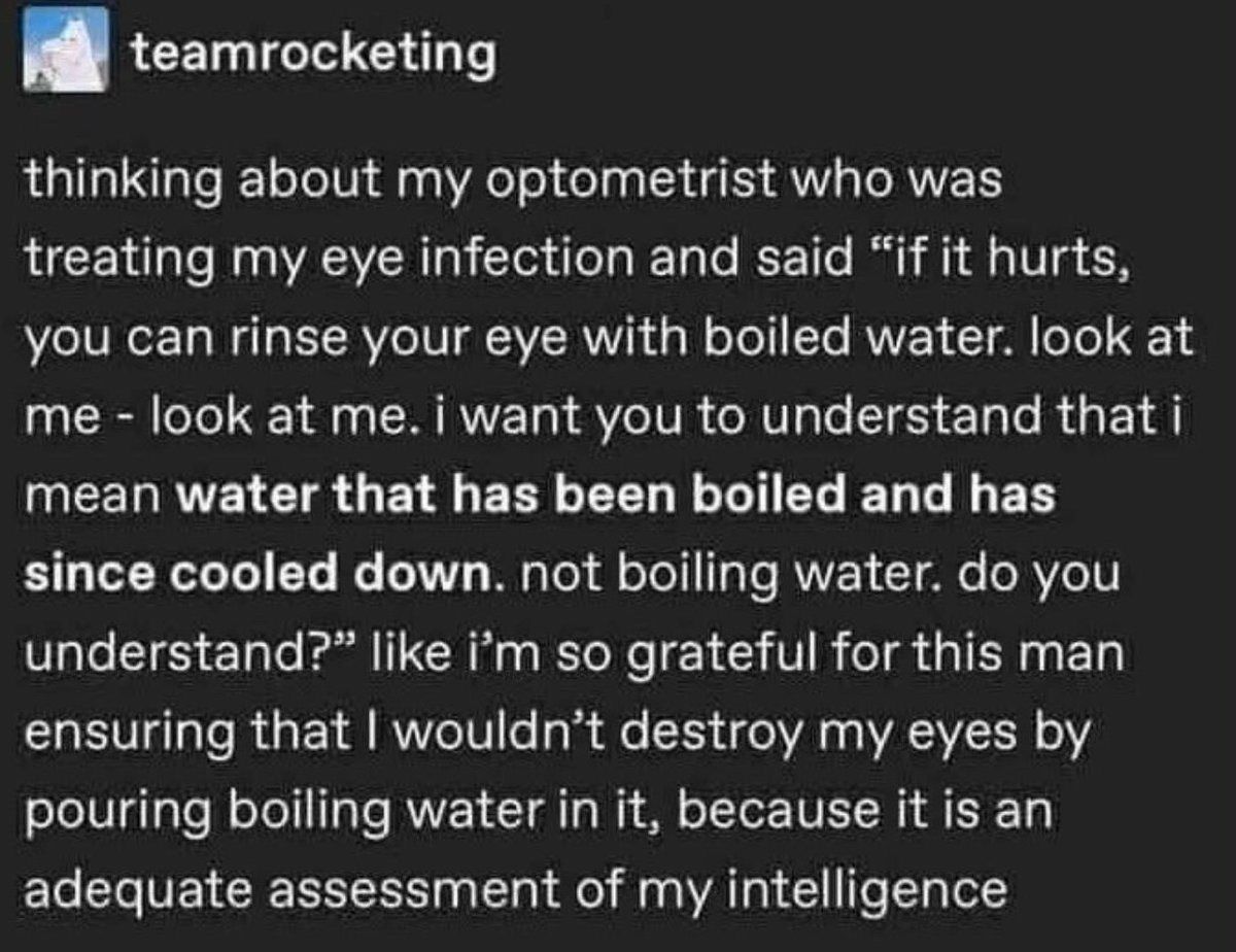 This is a man who has had too much experience with the public.