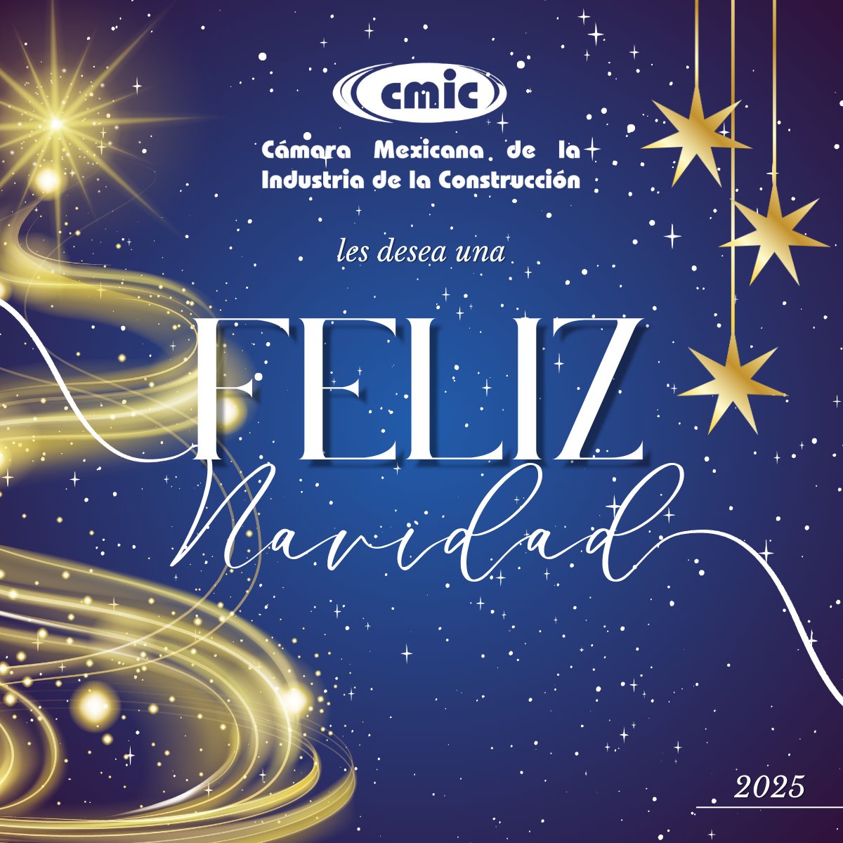 Que esta temporada navideña sea un momento para compartir, reflexionar y fortalecer los lazos que nos unen como sector.

Desde la #CMIC, les enviamos nuestros mejores deseos y agradecemos su compromiso con el desarrollo del país.

#Navidad2025 #ConstruimosFuturo