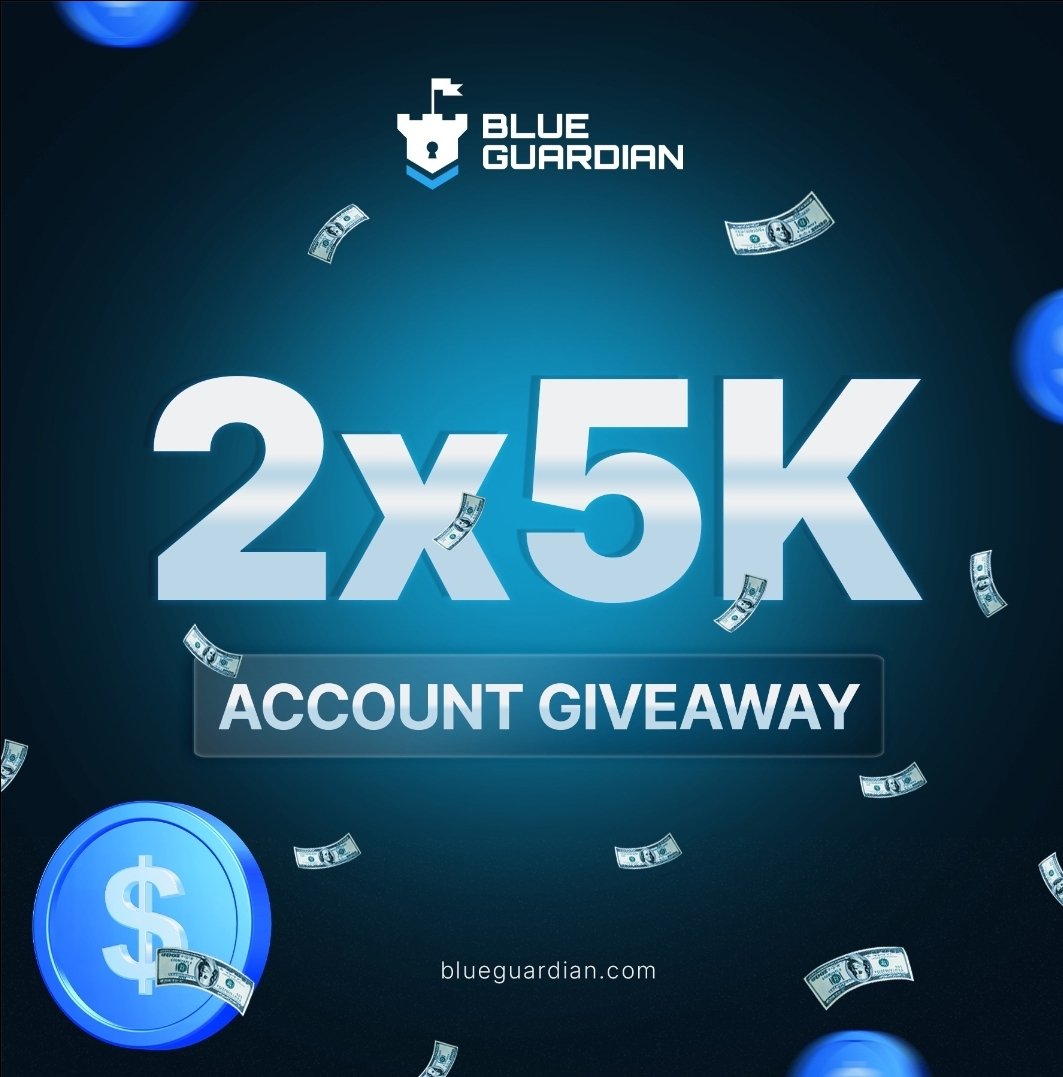 2x5k giveaway

1. Follow @blueguardiancom, @guardianfutures, @guardiantvlive and you + turn on notifications
2. Like, retweet and tag 2 friends
3. Add us as favorite firm at propfirmmatch.com/favorite-firms 
4. Also follower
<a href="/YFresh0/">Y Fresh</a>
72h. Winners with theXpicker. Claim via Discord ticket