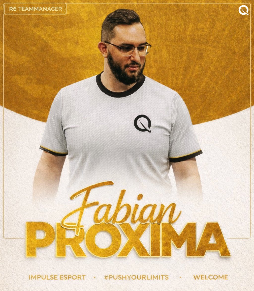 👏 We are proud to introduce our new R6 manager <a href="/ProximaCwZ/">ProximaIMPULSE</a> for our organization.
He will manage and coordinate our teams in the competitive #RainbowSixSiege division. 

#pushyourlimits

#news #welcome #esports