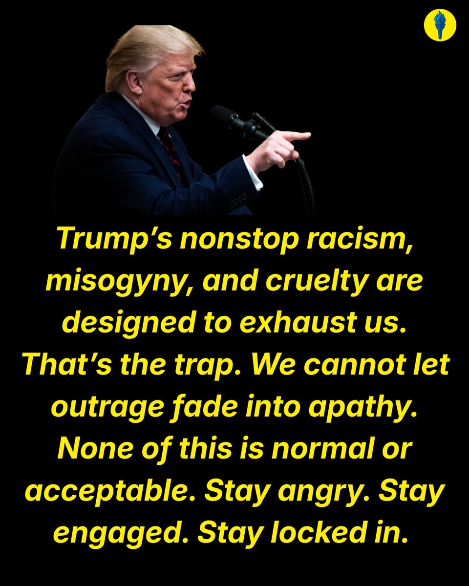 Never let your outrage fade. 💙