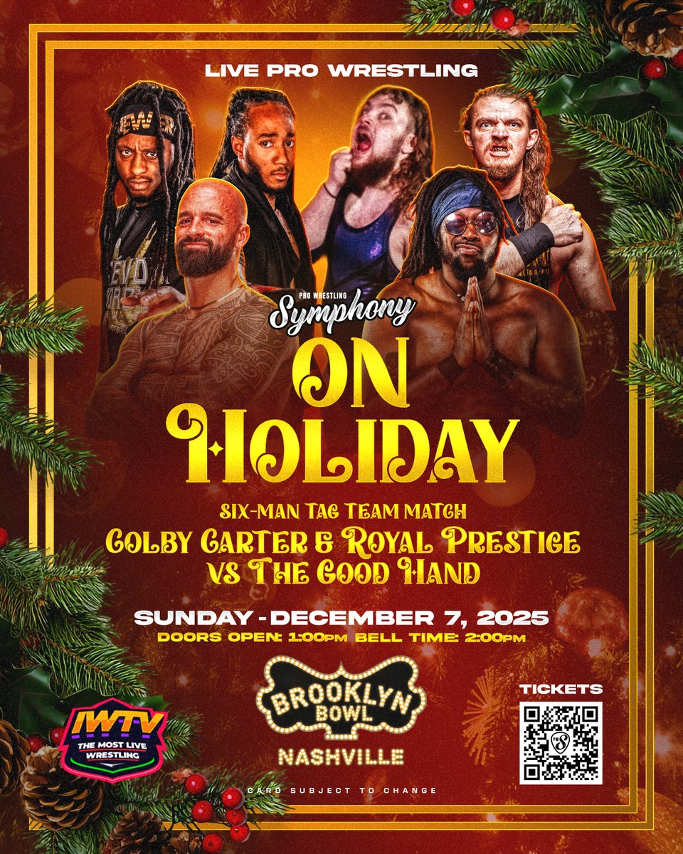 Now Available on YouTube: Colby Carter, TéVon Jordyn &amp; Majestic teamed up with Santa to take down The Good Hand in a six-man tag match! 

Oh, and Santa turned out to be Jerry Lynn!

Watch Here: youtube.com/watch?v=0XMM75…

<a href="/TheColbyCarter/">C o l b y C a r t e r</a> <a href="/tevonjordyn/">“The New Era” TéVon Jordyn</a> <a href="/itsjerrylynn/">Jerry Lynn</a> <a href="/SugarDunkerton/">Suge Silencio</a>