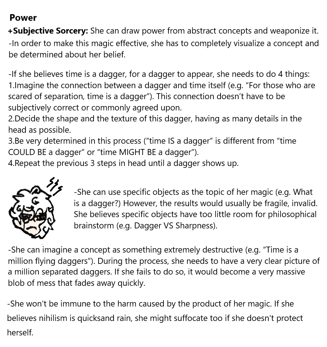 JackColgate1's tweet photo. #magicalgirloc #madokamagicaoc #magicalgirl 
Rough Concept: Everlade Olemassa Olvidoria, Magical Girl of Meaning.

(I personally think philosophy is interesting to learn about, and I want to make an OC with wildly long hair) https://t.co/TgqHrICcf5