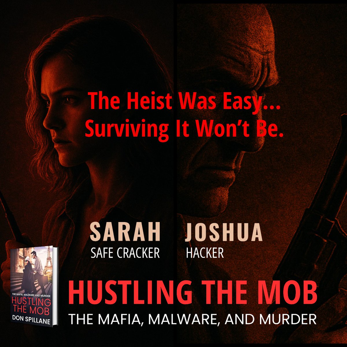 don_spillane's tweet photo. What begins as one heist becomes a globe-spanning fight for survival as the mafia closes in on the fearless duo.

#donspillaneauthor #crimeescape #thrillerpages #actionreaders #mafiadrama #suspenseonedge #bookloversunite #mustreadcrime #heistadventure #fastread https://t.co/2rz7qixqgj