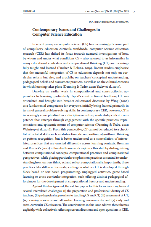 Center for Educational Policy Studies Journal tweet media