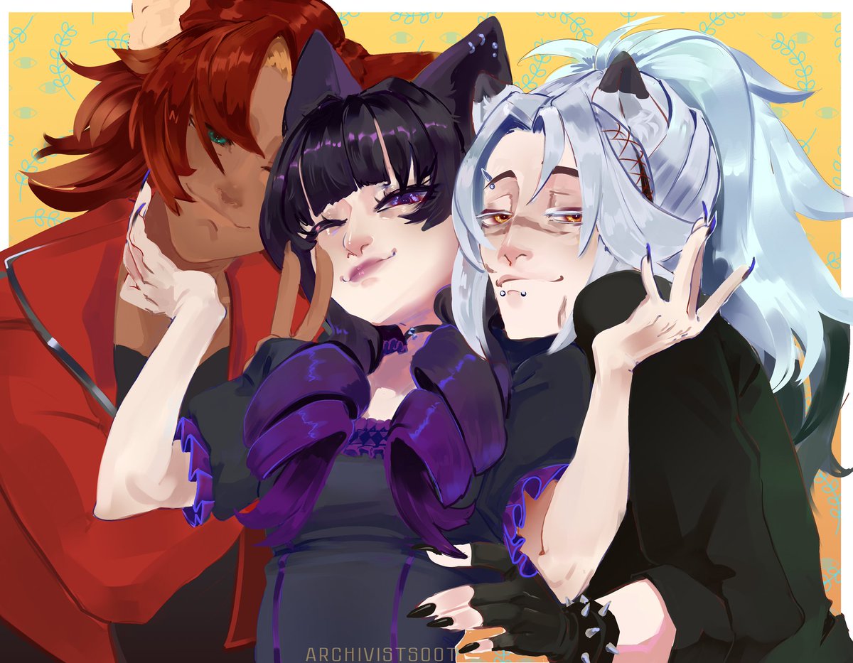 Moemarrow's tweet image. Celebrating such a wonderful day with the two birthday boys @JiggyJigglez and @BrutalSmiles! I love you both so much!

#BrutalArt #ArtThyJigz #Moetif