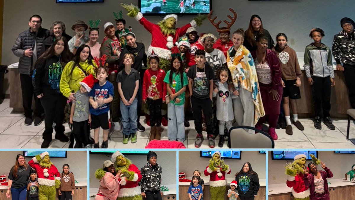 TuesPromiseOrg's tweet photo. We had a blast at our San Antonio Family Engagement: Family Movie Night watching The Grinch—with the Grinch himself stopping by to join the fun! Thanks to everyone who came out to celebrate the holiday spirit, family time, and a night full of smiles. #FamilyEngagement #Community https://t.co/ecuy9aN3GM