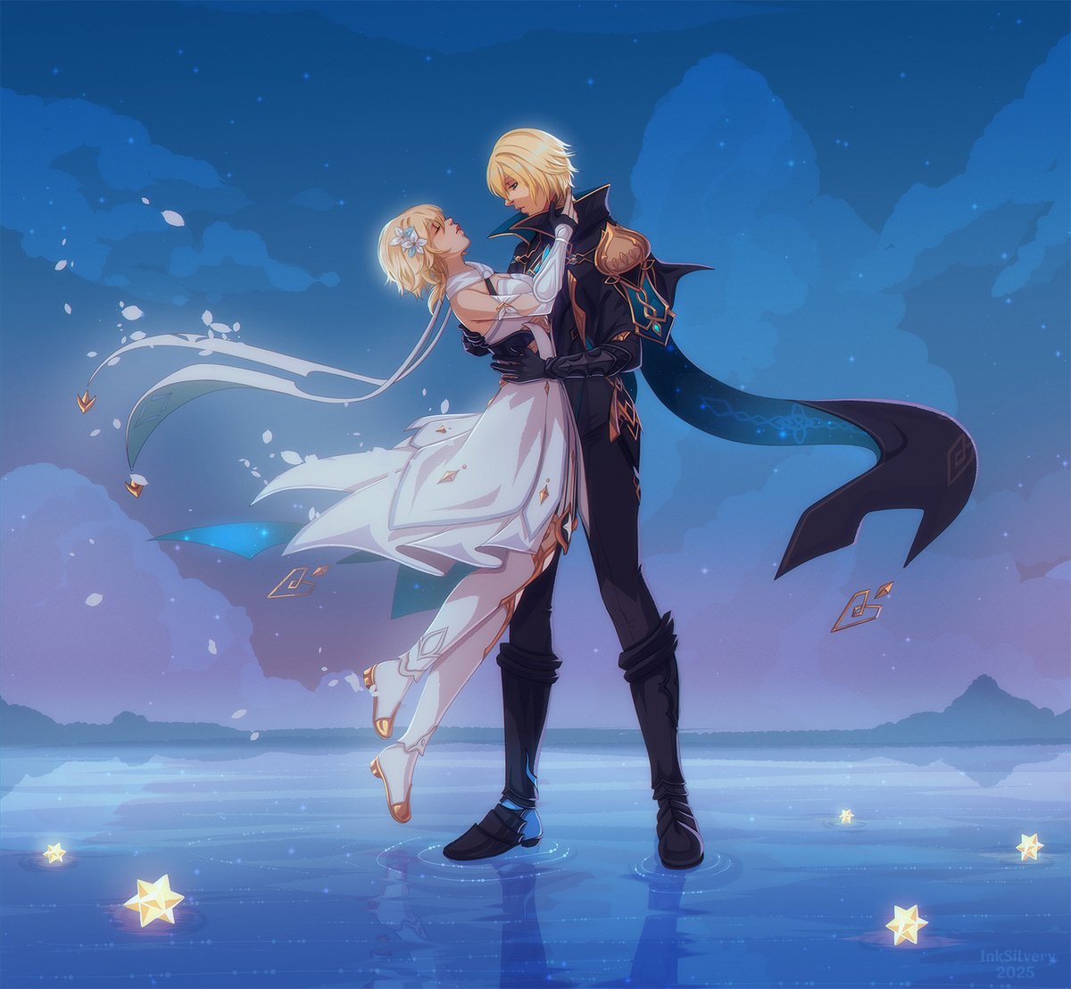 InkSilvery's tweet photo. Artist! 
QRT with your couple art 🖼️ https://t.co/6e8edV3vZl