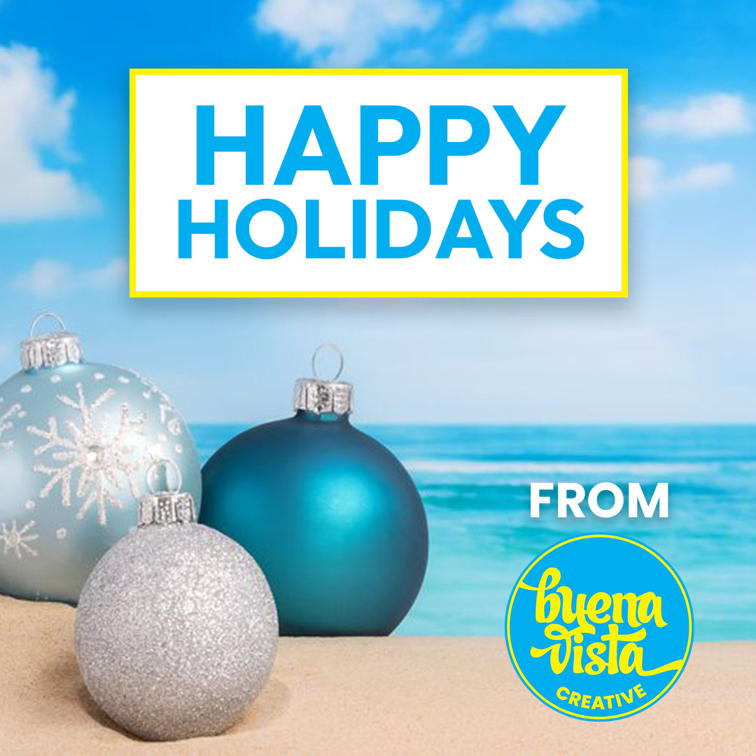 From all of us at Buena Vista Creative, we’re grateful for the stories, brands, and partnerships we had the honor to support this year. Wishing you a season full of creativity, connection, and joy. Happy Holidays ✨🤍 #HappyHolidays #BuenaVistaCreative #CreativeCommunity