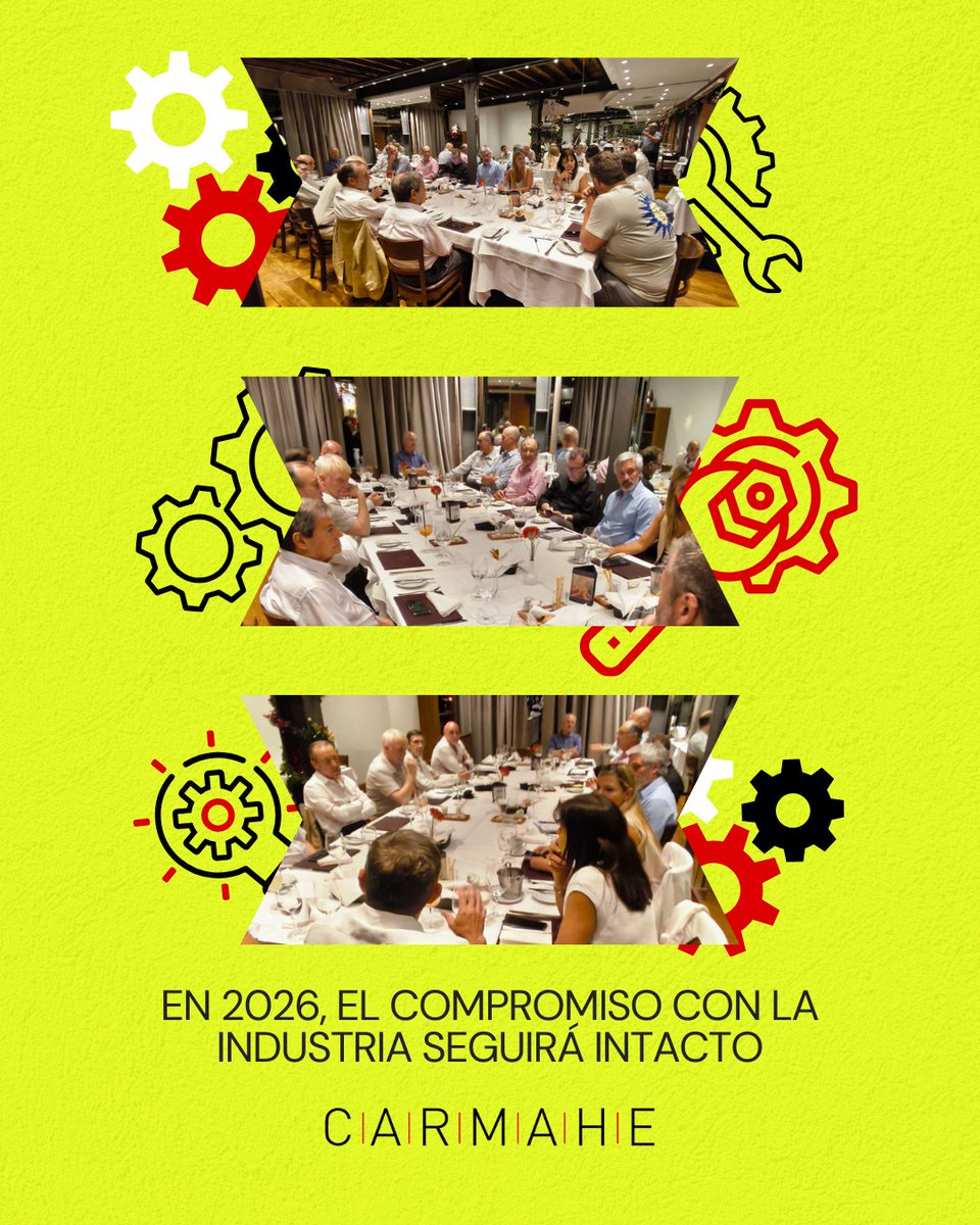 📸 Cena de fin de año CARMAHE

Encuentro con Comisión Directiva y socios para compartir balance, objetivos y estrategias de cara al 2026.

➡️ El compromiso con las PyMEs y la industria será el pilar fundamental del próximo año.

#CARMAHE #PyMEs #IndustriaArgentina #Argentina