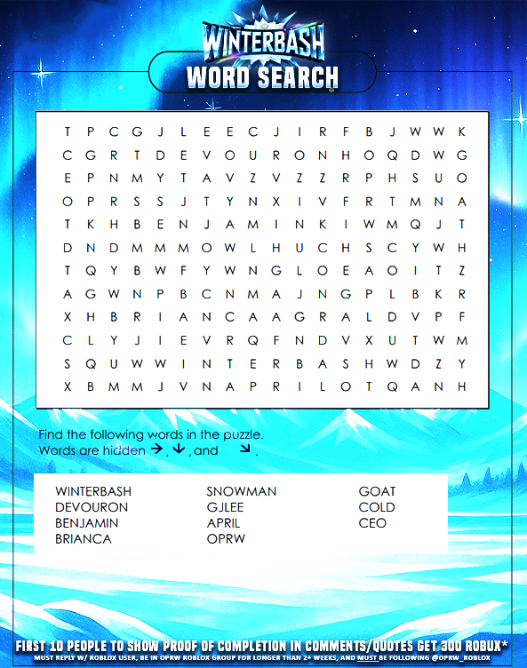 #OPRW2026 tweet media