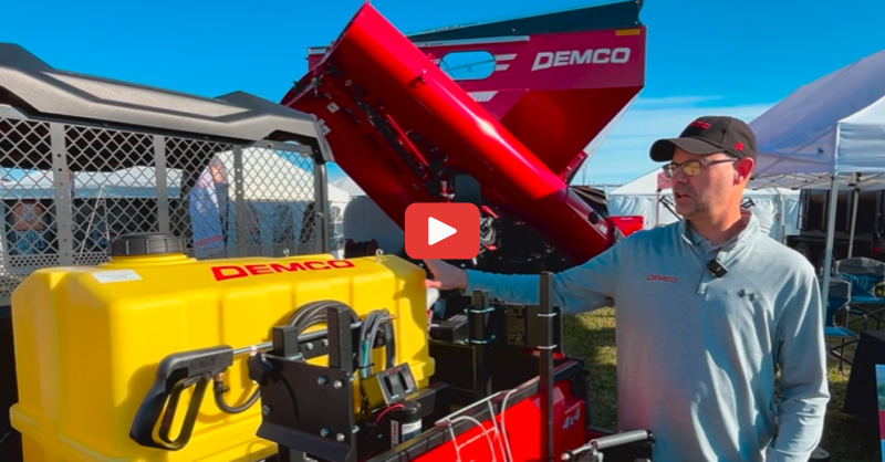 FarmsNews's tweet photo. 40, 60, or 80?

Need a powerful and versatile sprayer for your UTV?

Watch Benji Vande Griend highlight the @demcoag Pro Series skid sprayer, available with 40, 60, or 80 gallons of capacity, a 12-ft boom or boomless option, a 15-ft hose, and in-cab controls ⤵️

#FarmEquipment