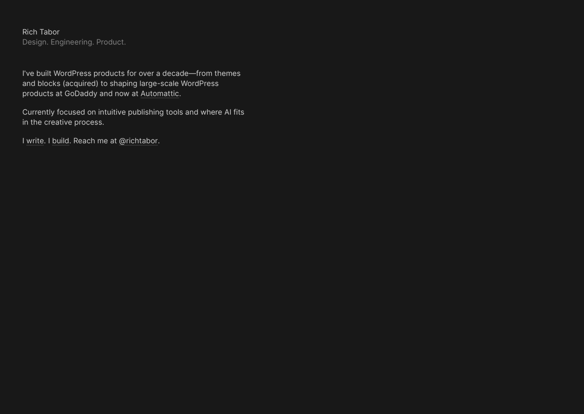 Rich Tabor tweet media