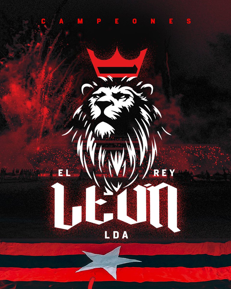 ldacr's tweet image. ¡Feliz inicio de semana campeones! 🦁🏆🔥