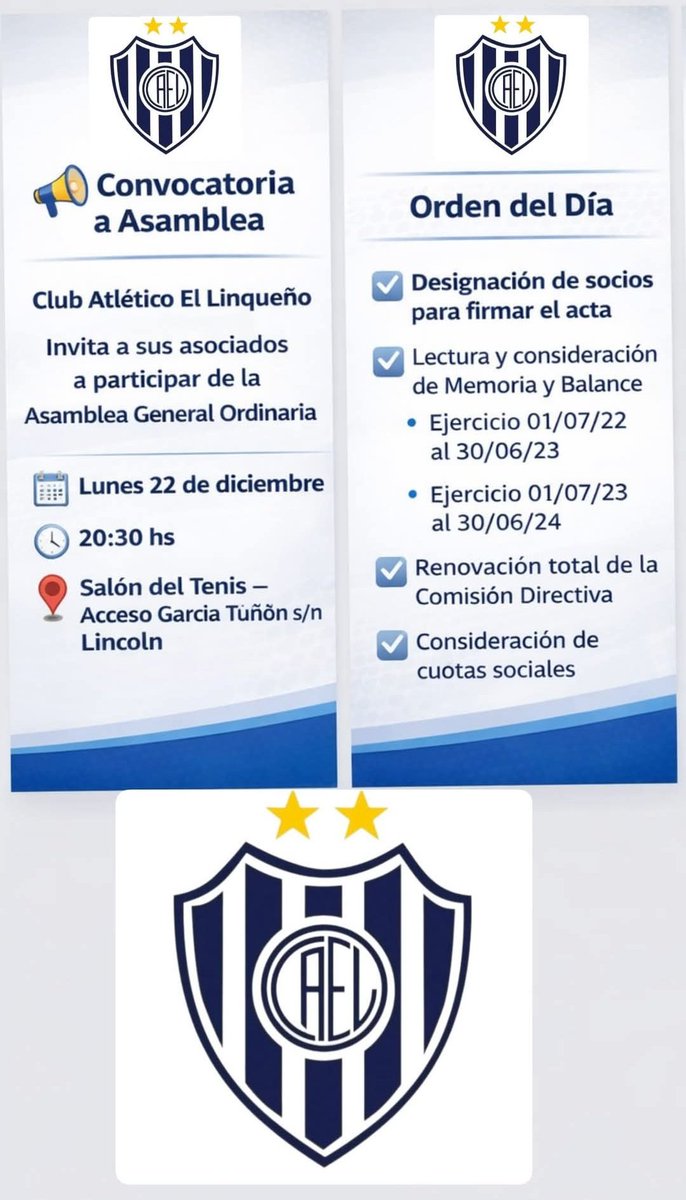 ATENCIÓN!!

HOY 20:30HS
SALÓN DEL TENIS

CONVOCATORIA A ASAMBLEA