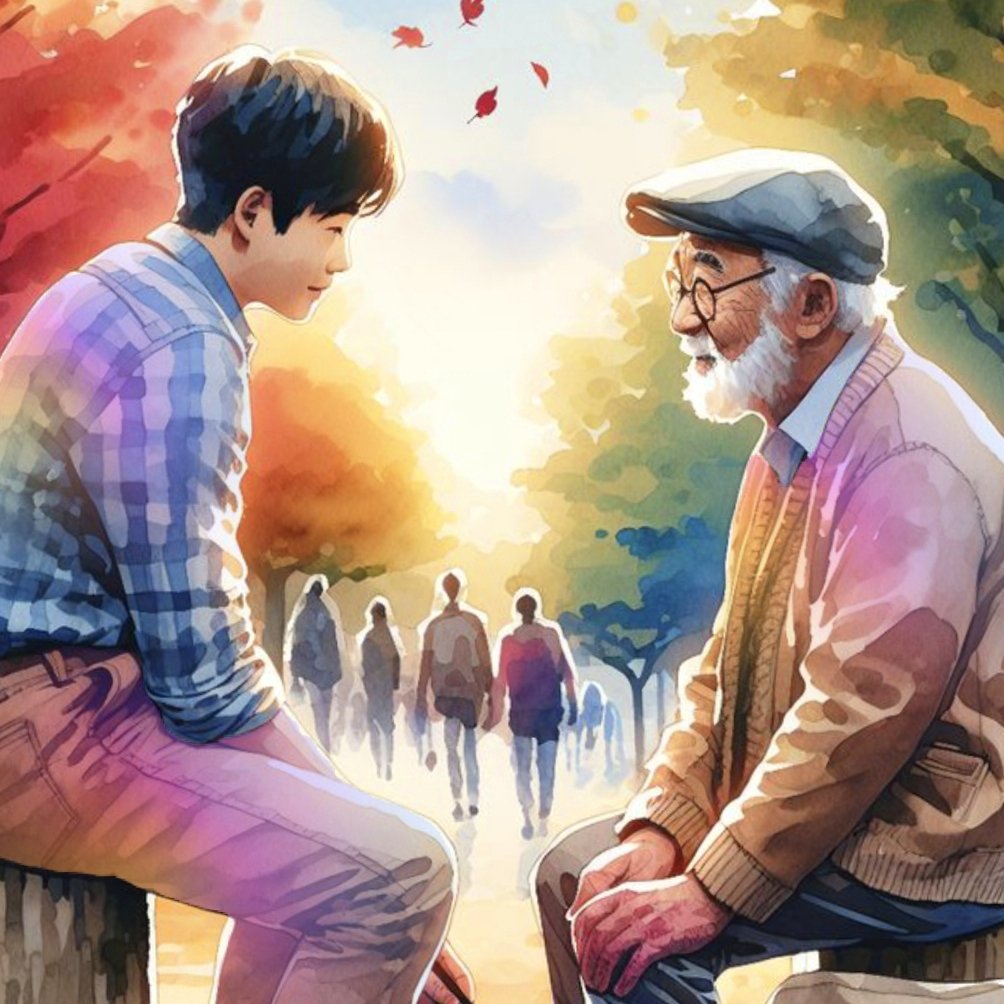 La vida es un entrelazado de historias y lecciones. Nos cruzamos con almas que nos marcan, nos enseñan y nos transforman. El verdadero conocimiento se encuentra en la humildad de aprender y en la nobleza de enseñar. Lee este cuento: cuentosdiarios.com/el-anciano-en-… #cuentosoriginales