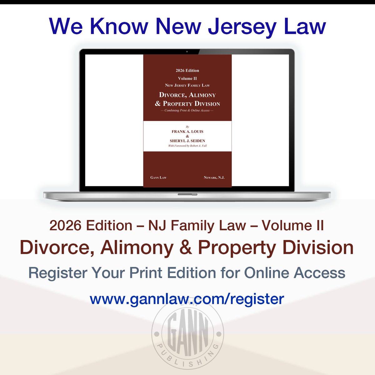 2026 N.J. Family Law - Divorce, Alimony &amp; Property Division by Frank A. Louis (@GreenbaumLaw) &amp; Sheryl J. Seiden (@LawSeiden)

gannlaw.com/onlineStore/Ma…

#njdivorce #njdivorcelawyer #njdivorceattorney #njlaw #njalimony #njlawyer #njattorney #njlawyers #njattorneys #NJlaw