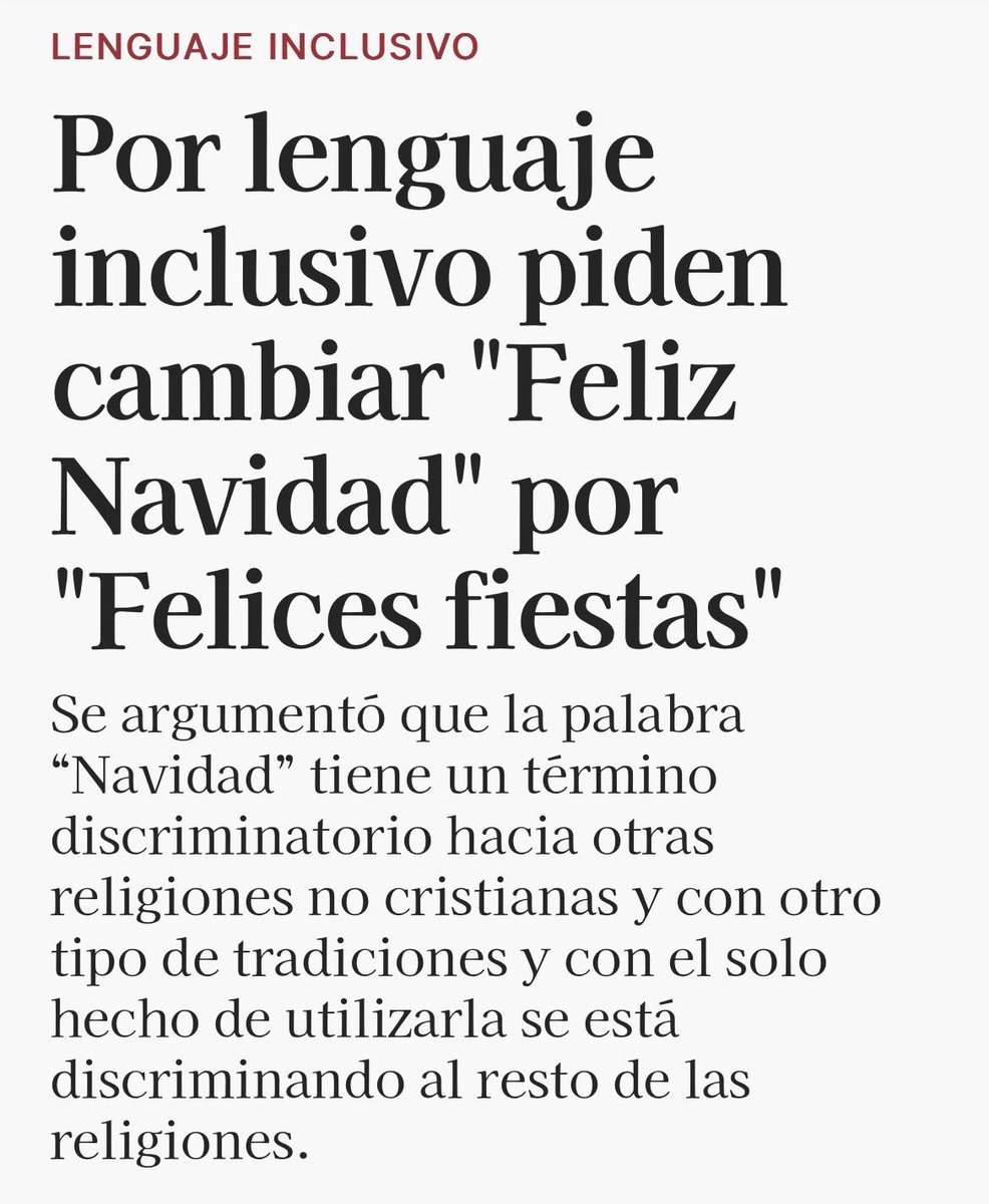 Digamos con orgullo: ¡Feliz Navidad!