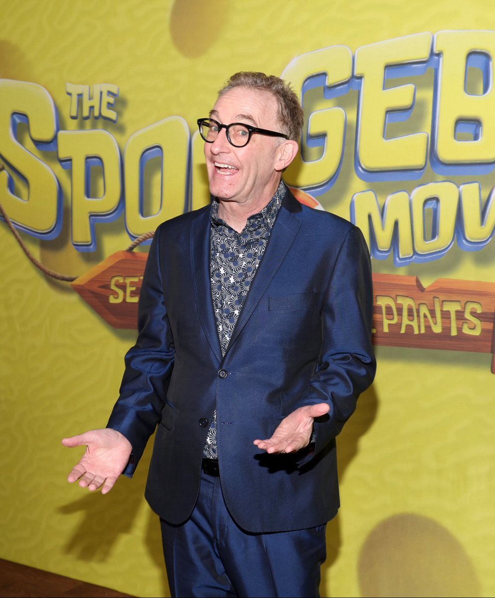 ToonHive's tweet image. Tom Kenny does the 67 pose.