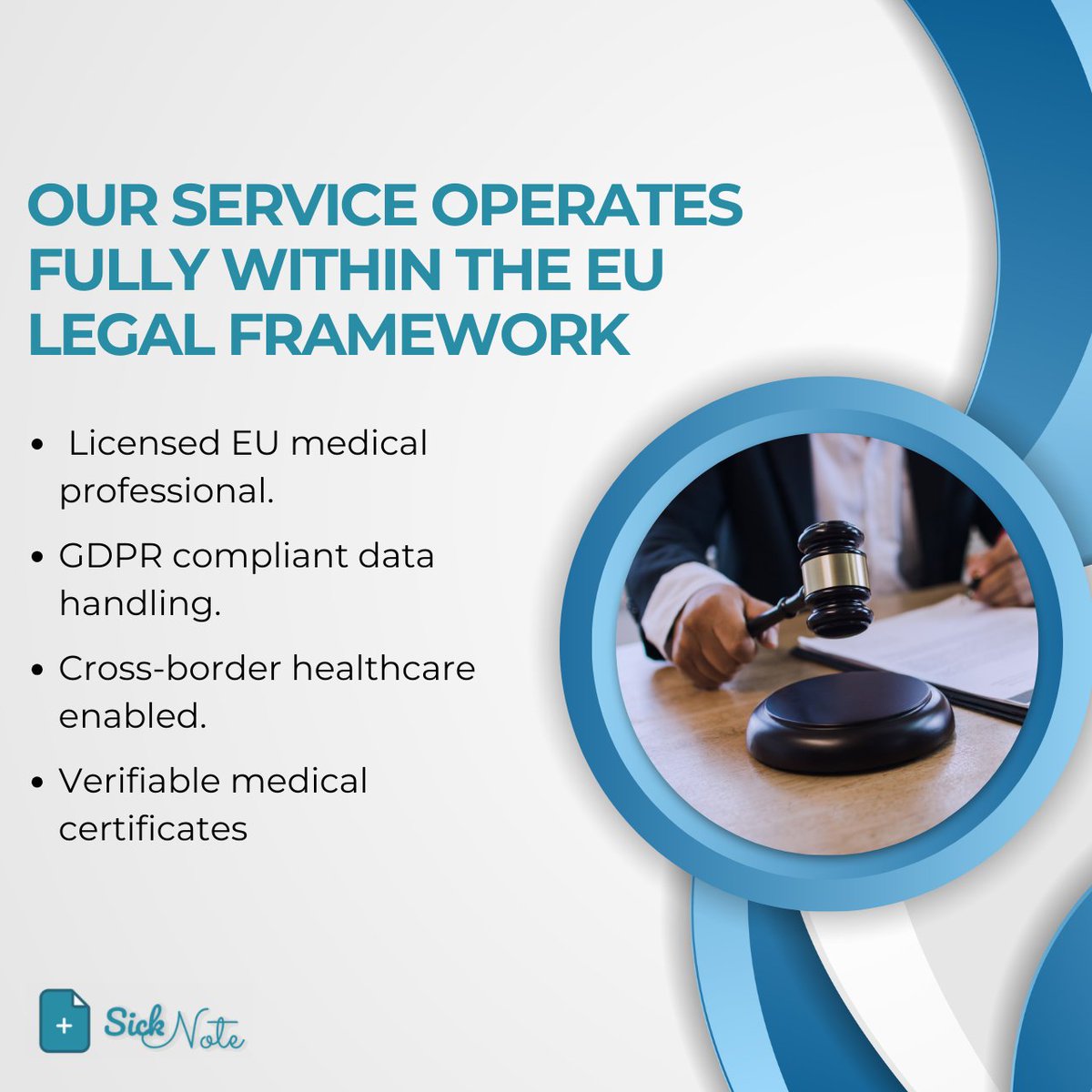 sicknote_com's tweet photo. Wondering if online sick notes are actually valid?

Yes!  Sicknote certificates are:
✔️ Secure
✔️ Legitimate
✔️ Hassle-free

Learn more about our legal compliance here:
👉 https://t.co/Trx83XrkBa

#LegalSickNote #WorkplaceCompliance #SickNoteMadeSimple https://t.co/PoqqiYdeOO