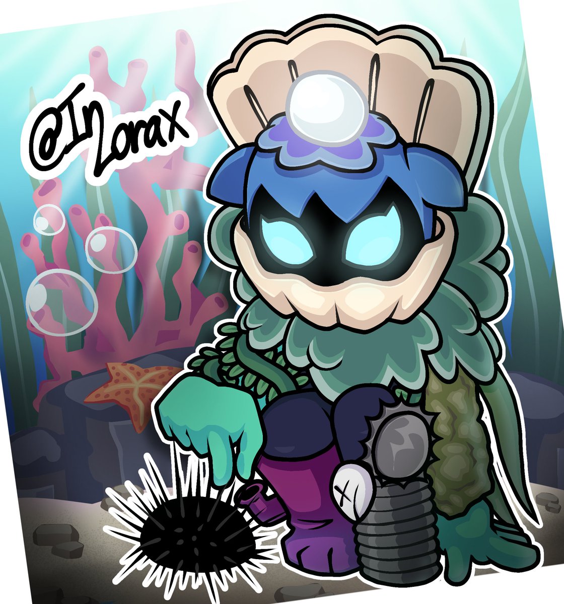 InLorax's tweet photo. My first time ever participating on #SupercellMake with a Lily Skin: Aqua Flora Lily 🌿🫧

#BrawlStarsArt #BrawlStars https://t.co/YfE1PcehZE