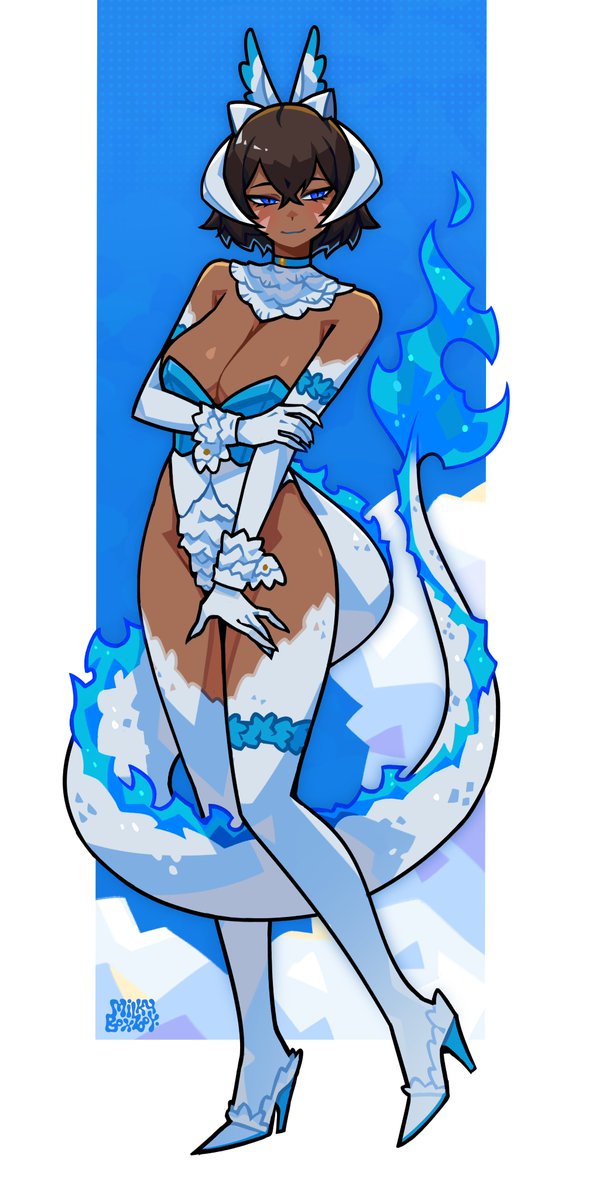 secret santa for <a href="/Distrbeachboy/">Distr</a>  

big cute dragon girl🐉