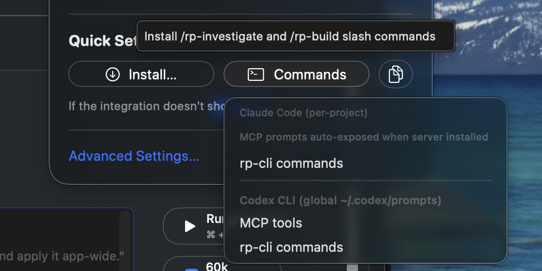 RepoPrompt menu screenshot