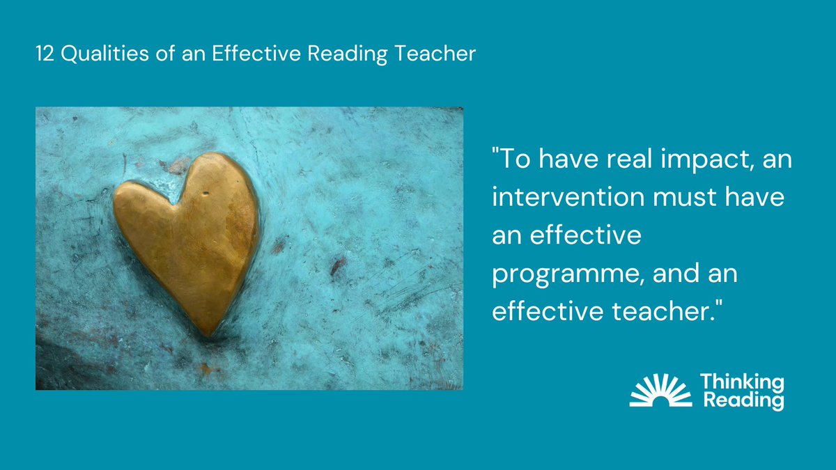 Not the 12 Days of Christmas 🎄... but 'The 12 Qualities of an Effective Reading Teacher’... and one of our most read blogs of 2025.  Having trained numerous teams to deliver Thinking Reading, we have distilled a list of key qualities that teaching staff need to become 'highly