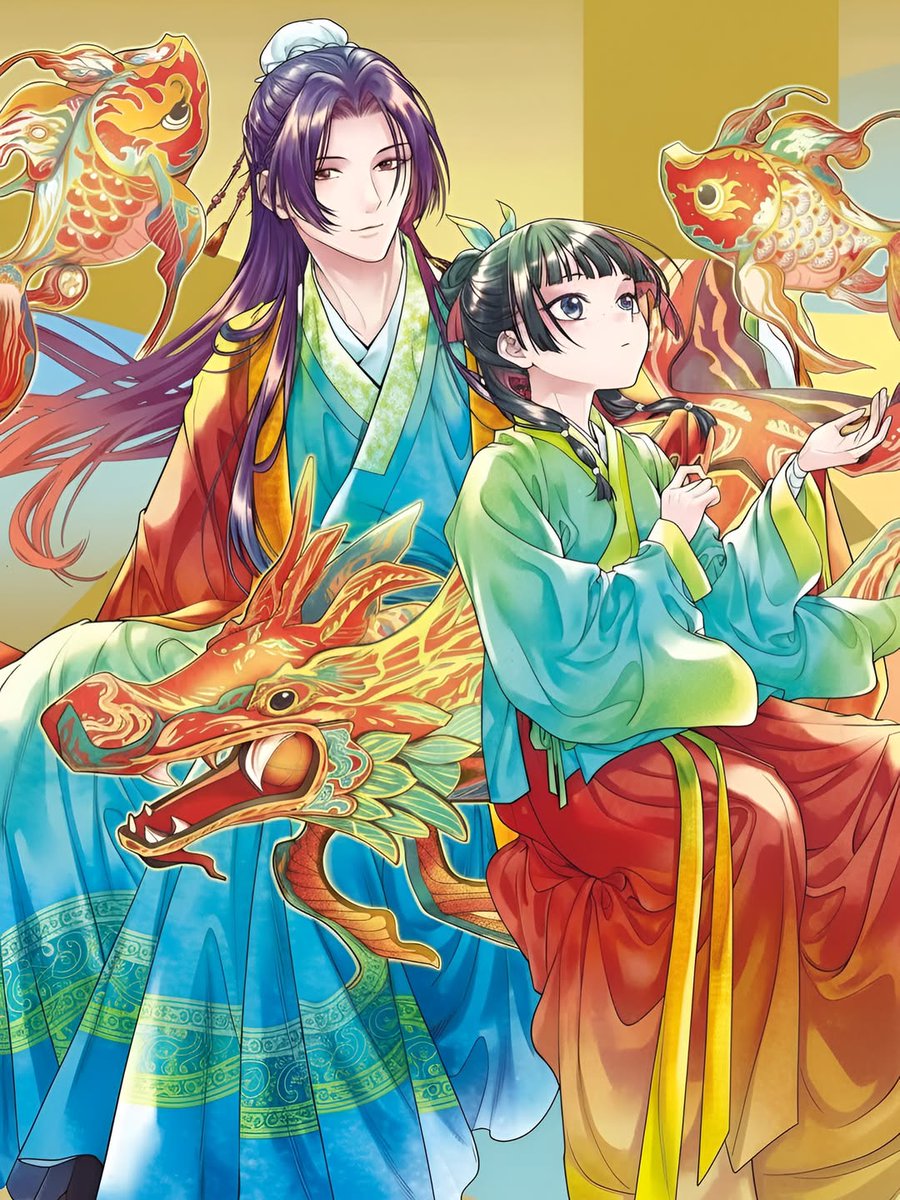 AnimetrendsLA's tweet image. Maomao y Jinshi protagonizan una nueva ilustración especial para «Los Diarios de la Boticaria». ✨

Recuerda que una nueva temporada y una película fueron anunciadas. 🛐