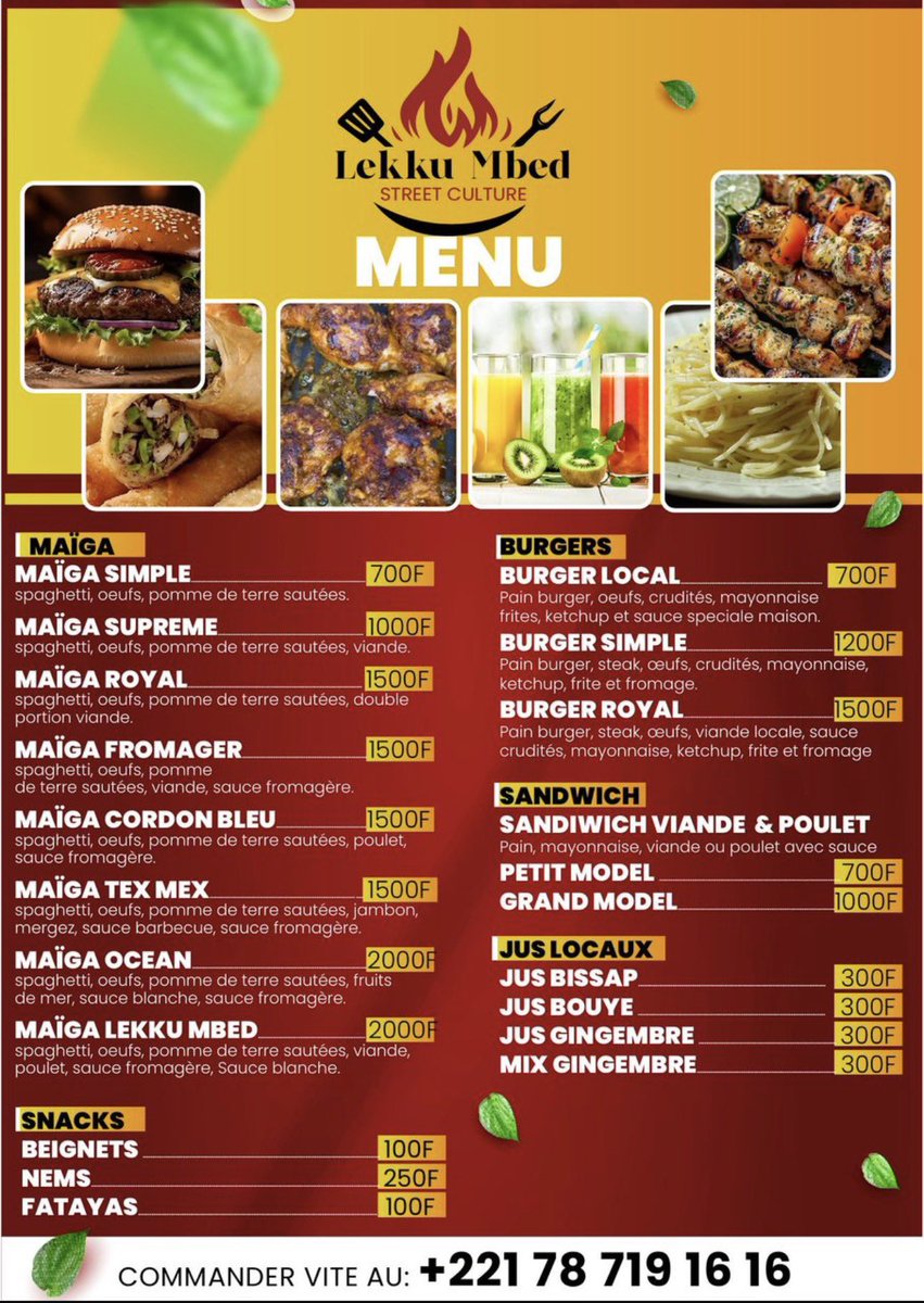 DmbeleFotografy's tweet photo. HELLO 👋
Un nouveau spot vient d’ouvrir à Thiès.
Du goût. De la vibe.
Lekku Mbed 🔥
#LekkuMbed #Thies #NewSpot #FoodSenegal
@Omd_authentik @amiral_bgm https://t.co/JO7NAB7qEy