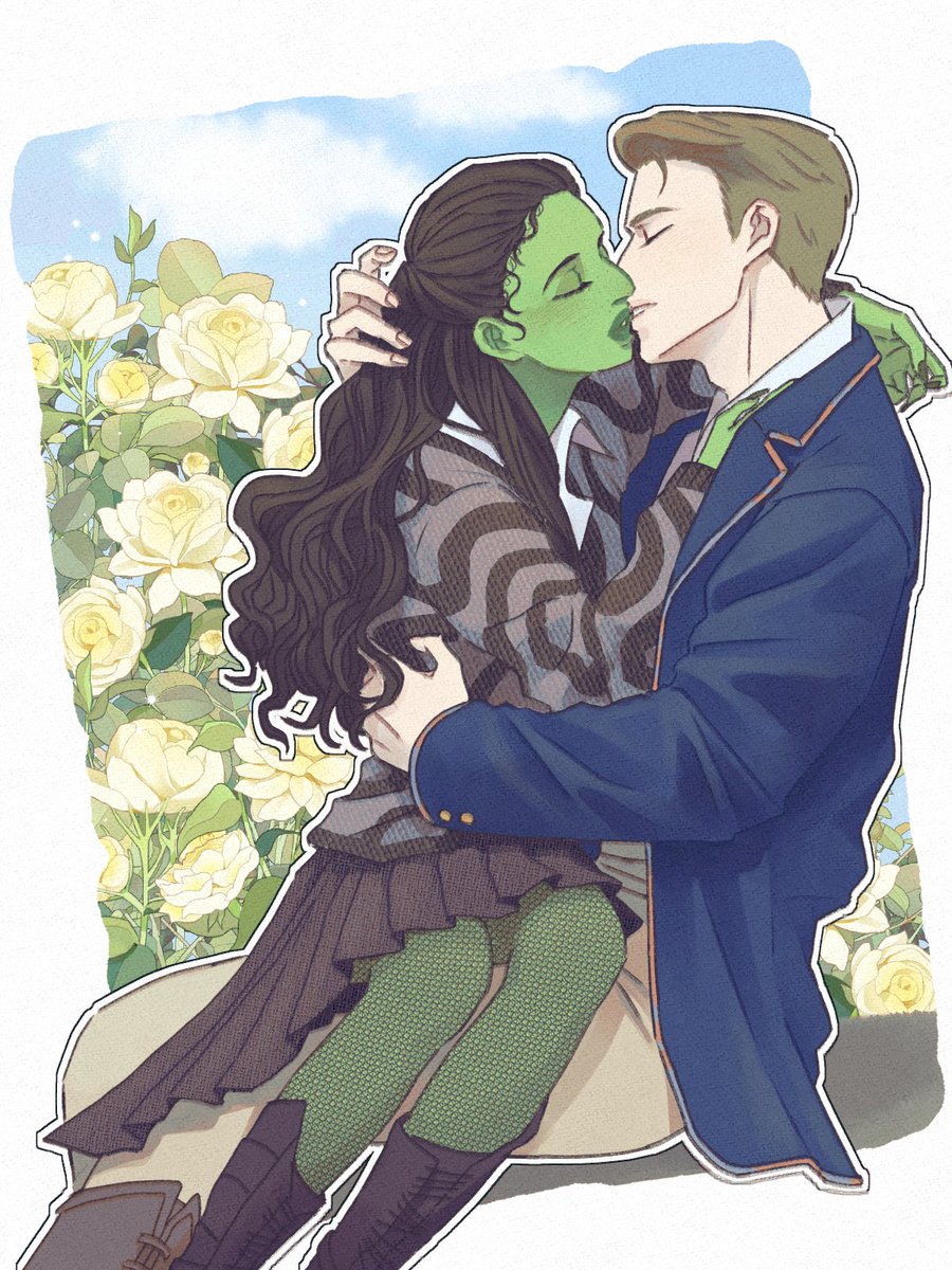 B__1ove's tweet image. 💚🩵 #wickedmovie #fiyeraba