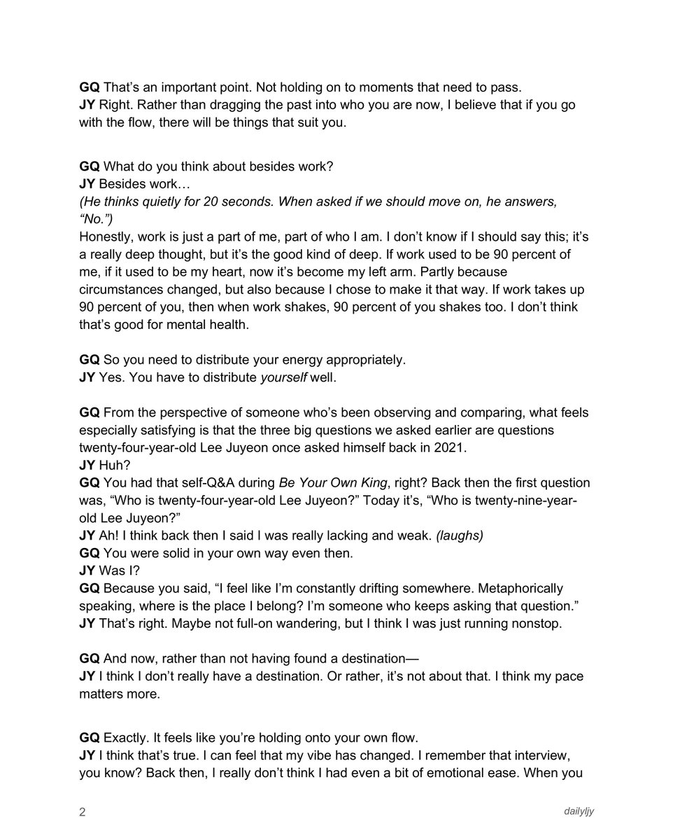 dailyljy's tweet image. "I think I don't really have a destination. Or rather, it's not about that. I think my pace matters more."

#JUYEON #주연 #더보이즈