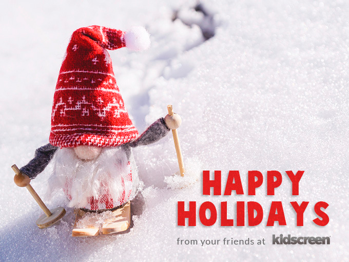kidscreen's tweet image. Kidscreen is closed for the holidays and we won't be putting out a Daily newsletter until we're back on January 5. See you in the New Year. Happy holidays!