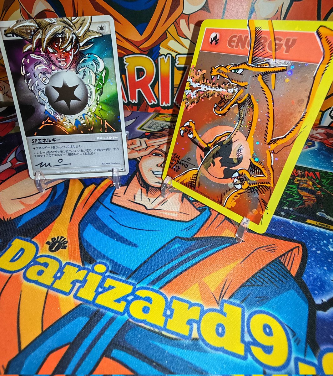 darizard9's tweet image. It's a pleasure to add these two works of art by Moduwa to my personal collection.