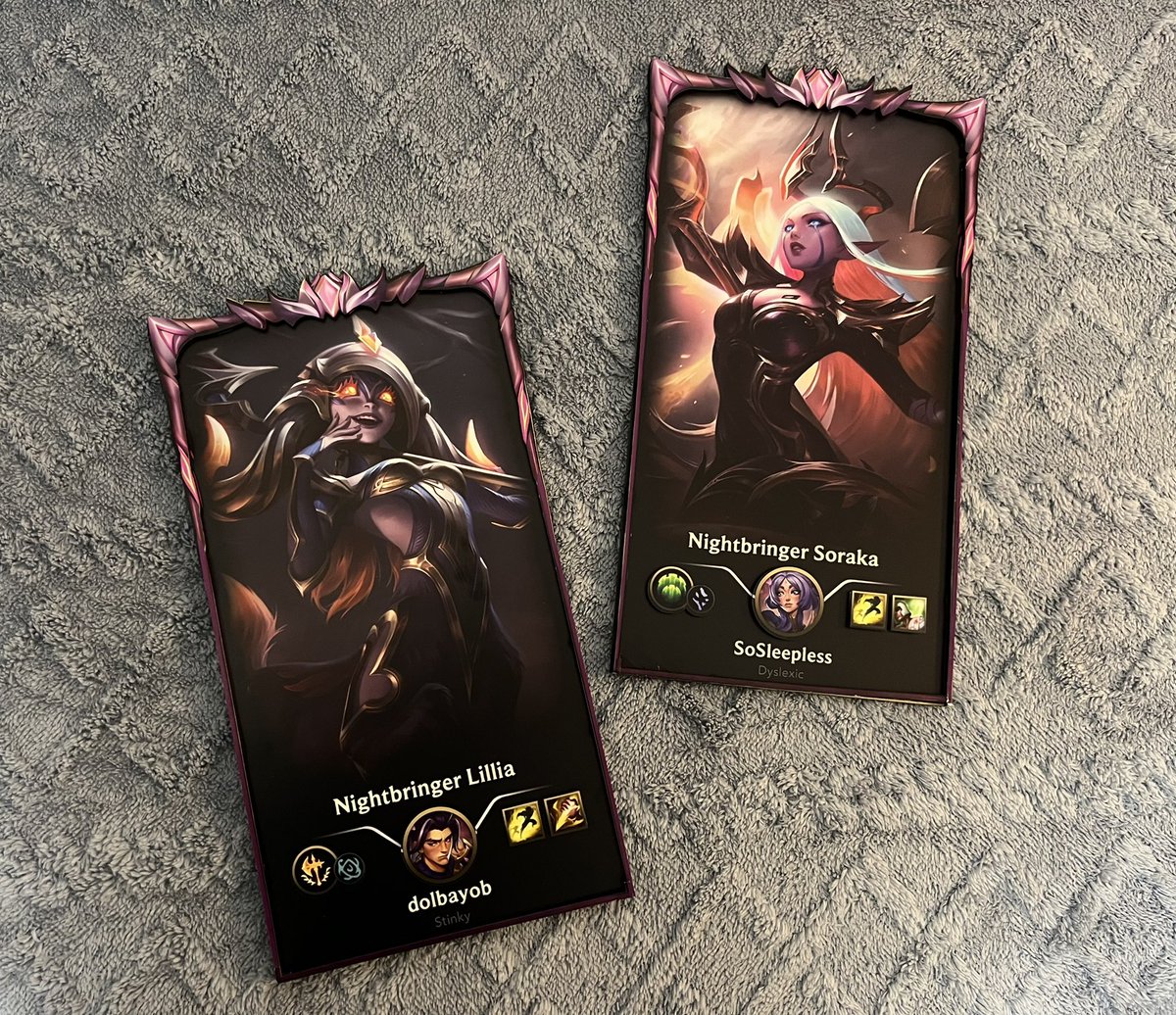 i kept complaining how i can’t take cutesy screenshots of us matching skins cuz he plays jungle so he got me this for christmas?????🥺