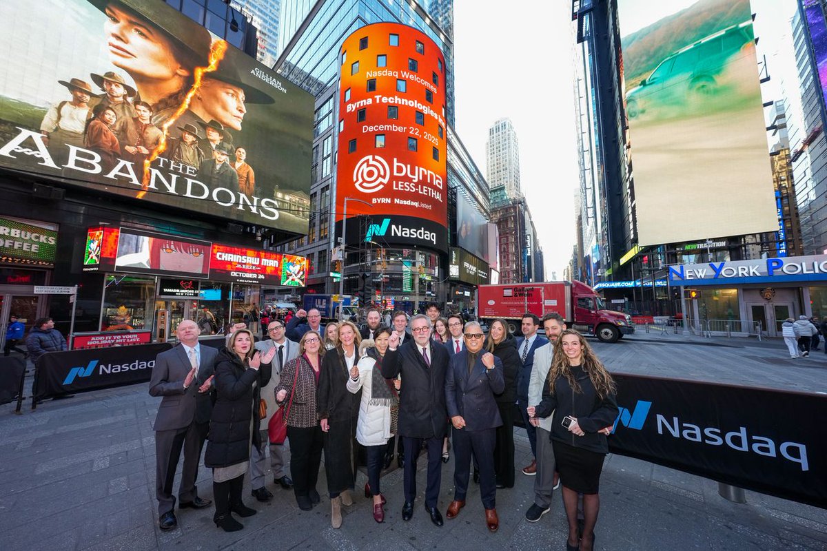 NasdaqExchange's tweet image. 🔔 @byrnanation specializes in the development and manufacture of the most advanced security device on the market.

🎉 Proud to be your exchange partner, $BYRN! #NasdaqListed
