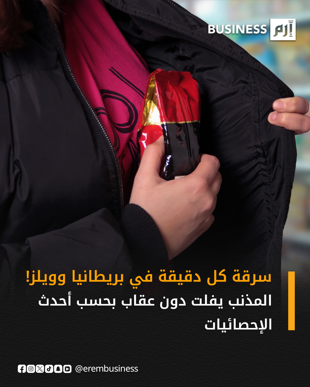 سرقة كل دقيقة في بريطانيا و #ويلز! 