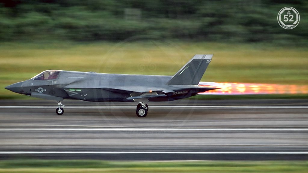 F-35B from US Marines VFMA-225 “Vikings” thundering down the runway for a night sortie at Ceiba, PR. 
<a href="/Gh0str1dr91/">Gh0str1dr🛩</a> <a href="/MichaelBonet8/">Michael Bonet 🇵🇷</a> <a href="/Flightwatcher1/">FlightWatcher</a> <a href="/LatAmMilMVMTs/">LatAmMilMovements</a> <a href="/sipjack1776/">1776Girl</a> <a href="/r4streando/">Eli</a> <a href="/HRspotting/">HR.spotting</a> <a href="/SJUAP_25/">Wes</a>