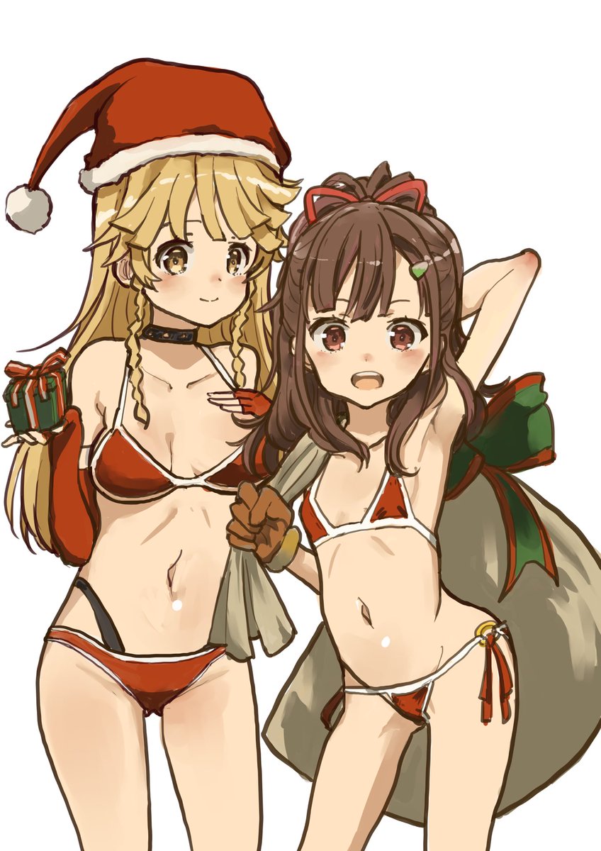 あくしずの #はいふり ピンナップが今号も素晴らしいのでココちゃん&メイちゃんver.を 