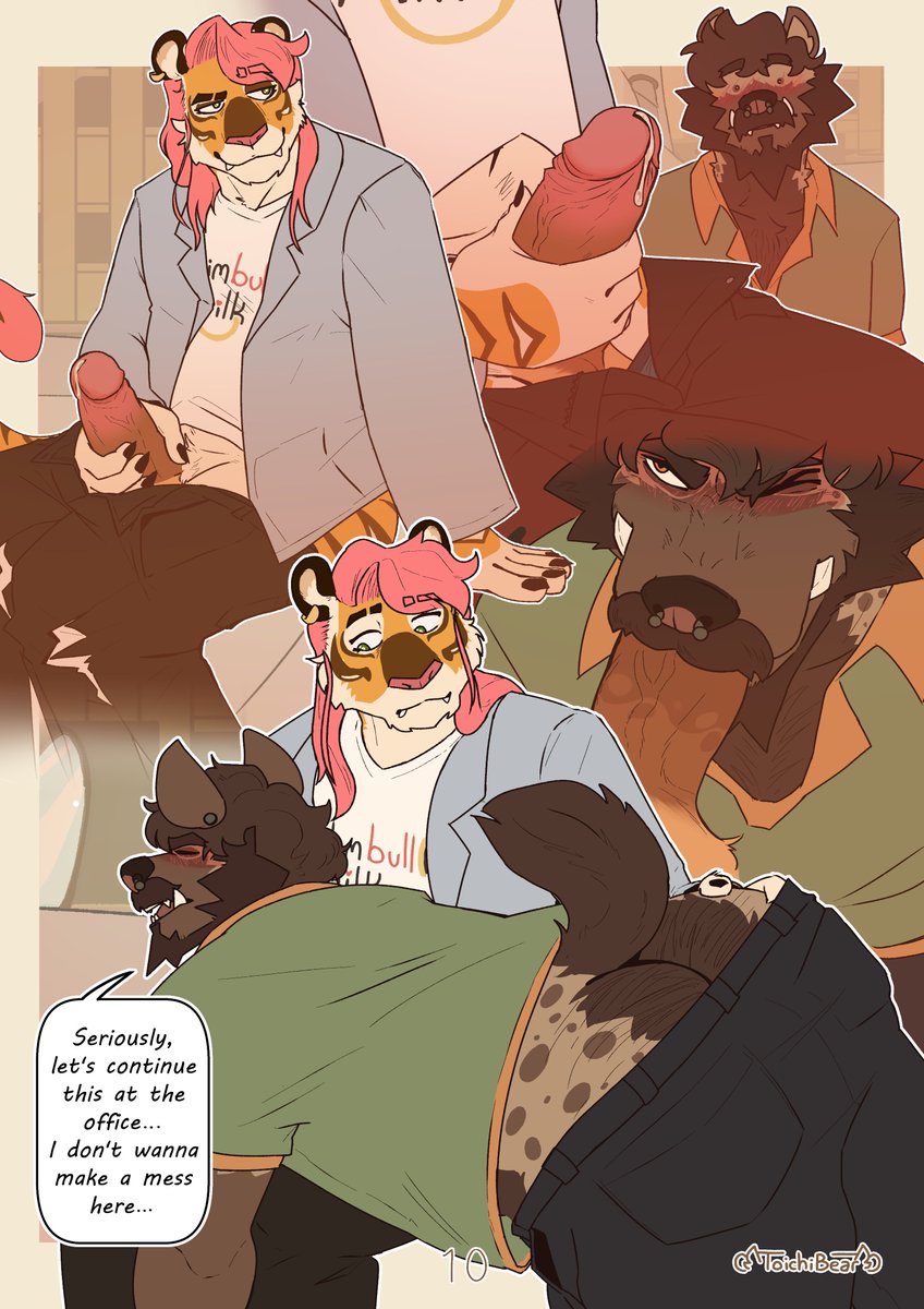 <a href="/Tepawche/">Tepache Tigerson</a> <a href="/CoffeeMilkyButt/">Coffee Cream 🔞</a> Page 10
(featuring <a href="/Tepawche/">Tepache Tigerson</a> )
The version without the only square of dialogue is on TG.