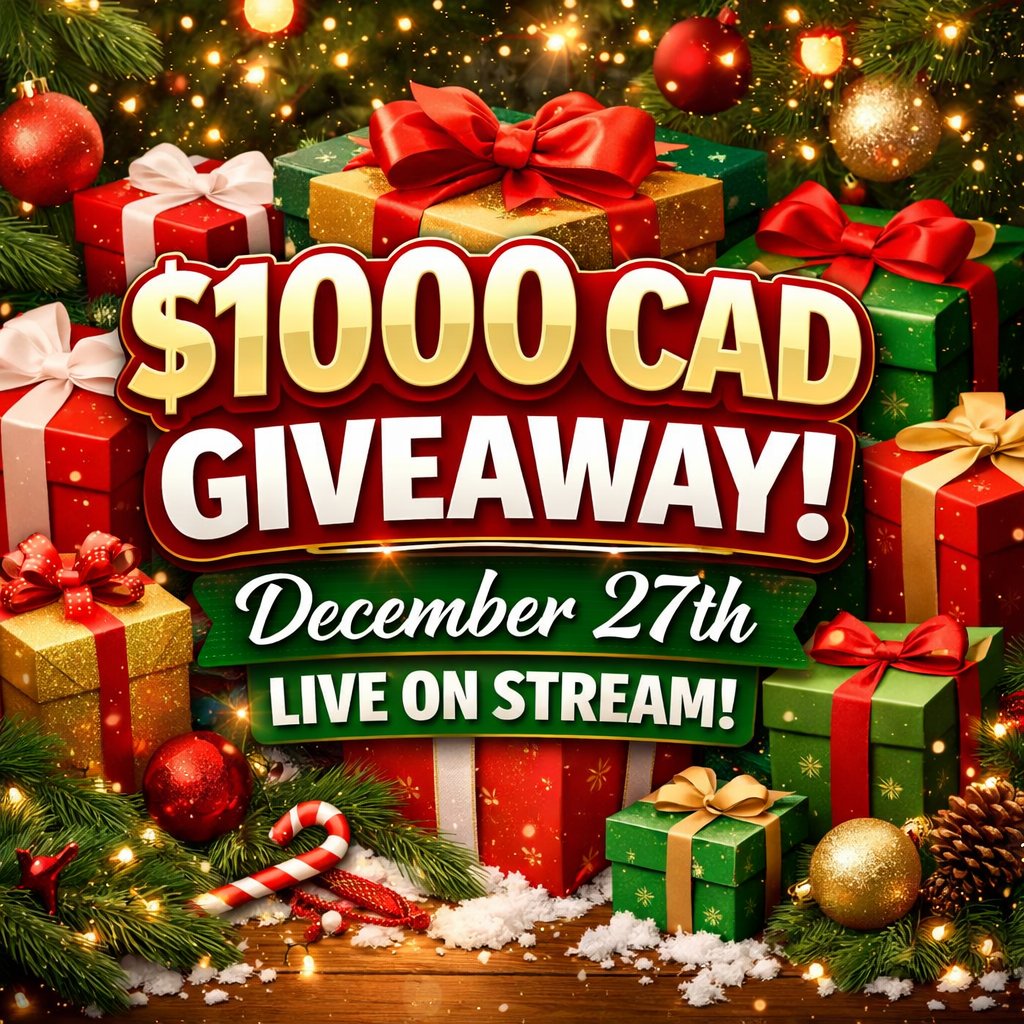 MrRowBee's tweet image. Xmas 1100$ X Giveaway

December Leaderboards are almost done - mrrowbee.com/leaderboard.ht…

Shuffle - $12000 LB + $1000 Sports LB
Luxdrop - $2000 LB

To celebrate let's roll 20x 50$ winners on 
@shufflecom (100$ if under code MrRowbee)

Let's add 4x 25$ winner on @luxdropCom (50$ if…