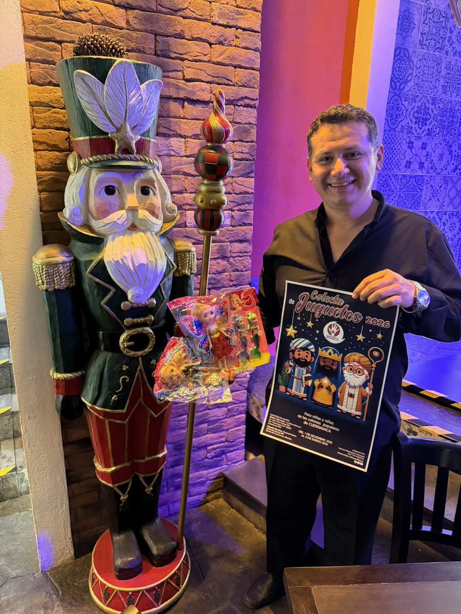 Gracias Brenda, Janis y Efraín por sumarse a la #ColectaDeJuguetes2026 y regalar sonrisas a niñas y niños de #Cuernavaca 🎁+❤️=😃 #SeParteDeLosReyesMagos 👑#SiempreContigo #ReyesMagos