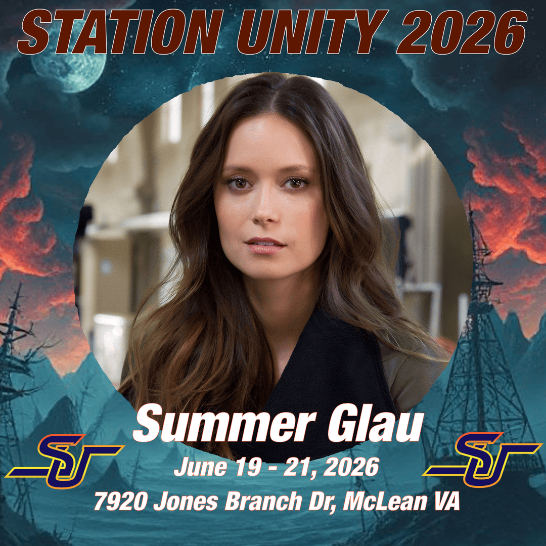 StationUnity's tweet image. Happy Holidays Everyone!

Station Unity will be announcing several guests this week, but we are excited that the first will be Summer Glau!

Summer can found in shows like Firefly, and Terminator: The Sarah Connor Chronicles. 

For full bio, please visit station-unity.org/summer-glau/.